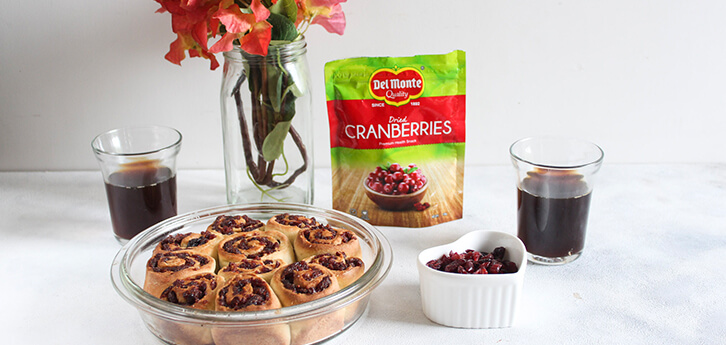 Del Monte CRANBERRY ROLLS Recipe